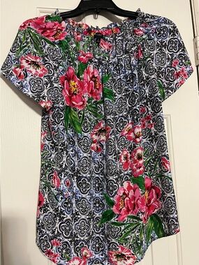 Talbots Floral Medallion Women’s Top
